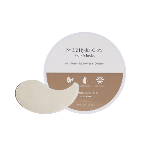 Ginger & Me Sale. Ginger & Me Hydra-Glow Eye Mask. Ginger & Me Hydra-Glow Eye Mask contains Niacinamide, Water Soluble Collagen, Moringa Oleifera, Indian Neem Lead Extract. Ginger & Me Hydra-Glow Eye Mask are ultra-refreshing gel masks that instantly reduce puffiness, brighten dark circles, and boost hydration, leaving you with a radiant, wide-awake glow