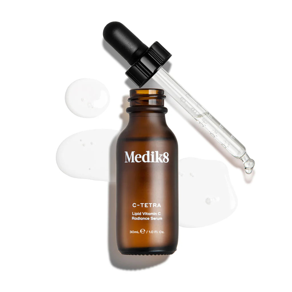 Medik8 Sale. Medik8 C-Tetra. Restore radiance and fight visible signs of ageing with C-Tetra. Contains Vitamin C and Vitamin E