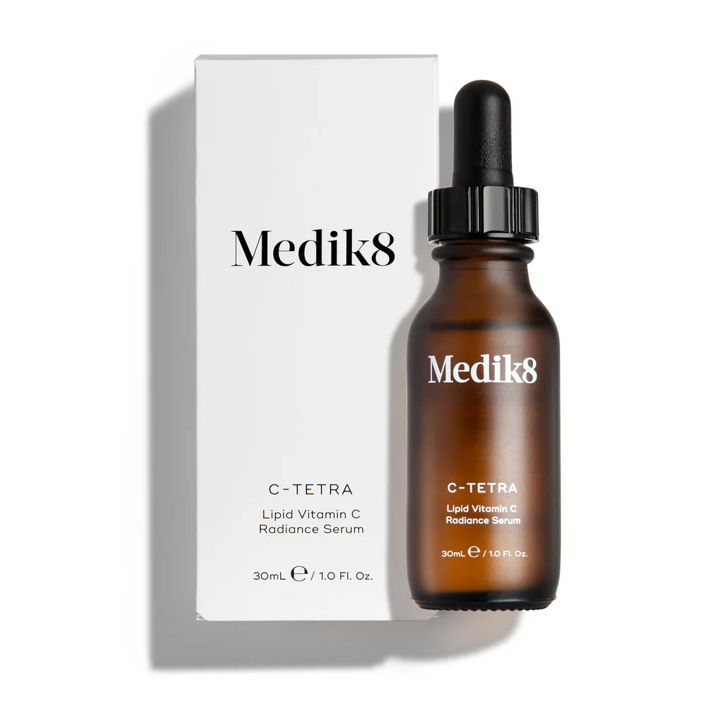 Medik8 Sale. Medik8 C-Tetra. Restore radiance and fight visible signs of ageing with C-Tetra. Contains Vitamin C and Vitamin E