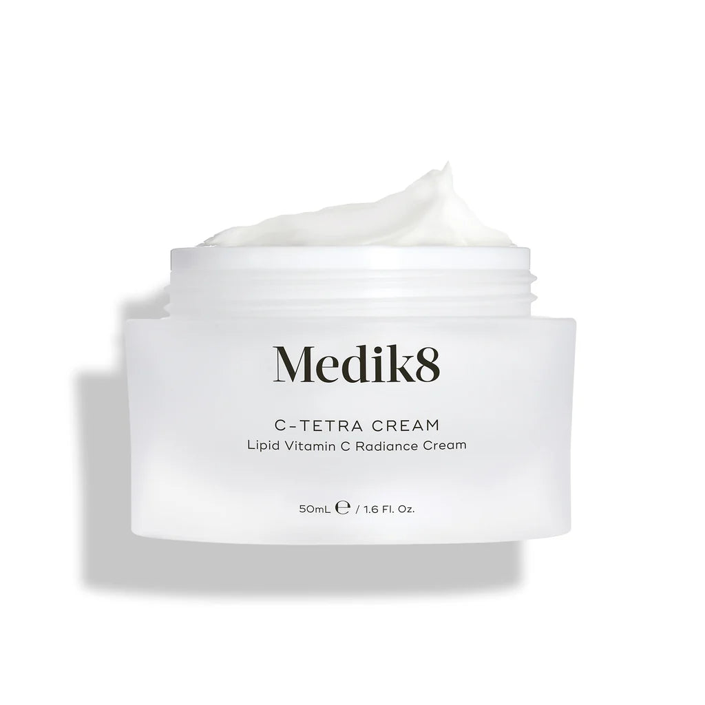 Medik8 Sale. Medik8 C-Tetra Cream. Restore radiance and fight visible signs of ageing with C-Tetra Cream. Contains Vitamin C, Vitamin E and Hyaluronic Acid