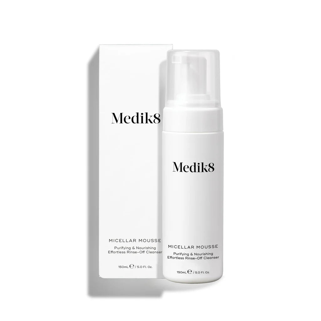 Medik8 Sale. Medik8 Micellar Mousse is suitable for all skin types. Perfect as a stand alone cleanser, second cleanser or toner. Medik8 Micellar Mousse is perfect for teenage skin. 