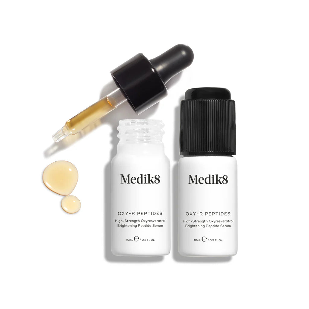 Medik8 Sale. Medik8 Oxy-R Peptides is clinically proven to deliver profound yet gentle visible action on dark spots, discolouration and uneven skin tone