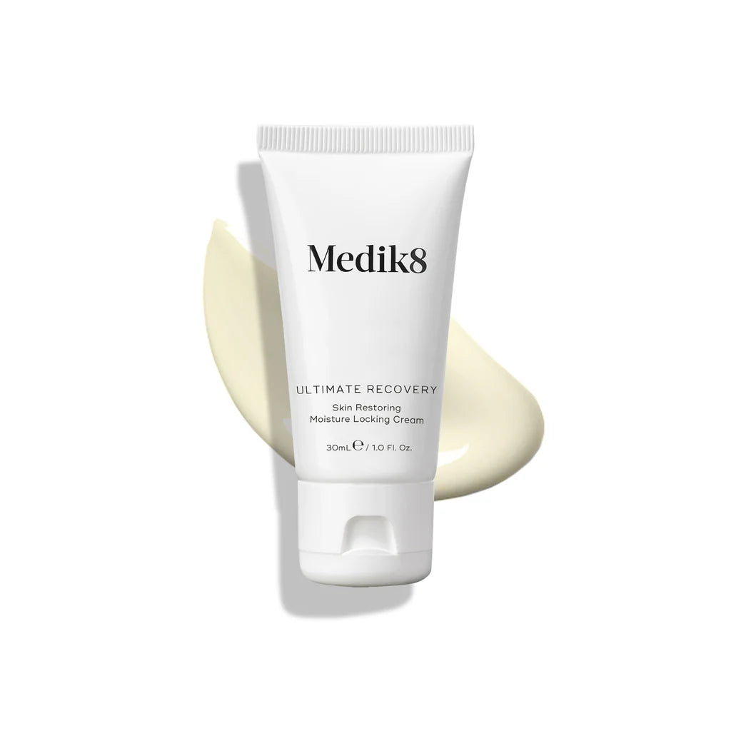 Medik8 Sale. Medik8 Ultimate Recovery is deeply hydrating and comforting, it creates a protective barrier to shield skin from everyday irritants while keeping moisture locked in tight.